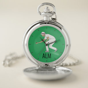 Lawn Bowls Pocket Watch