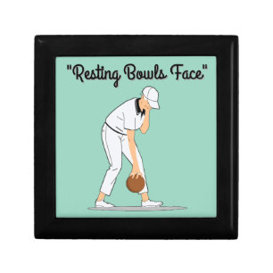 Lawn Bowls: Resting Bowls Face Gift Box