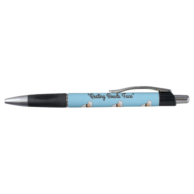 Lawn Bowls: Resting Bowls Face Pen (Top)