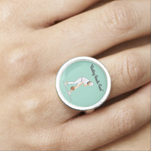 Lawn Bowls: Resting Bowls Face Ring