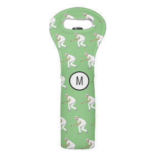 Lawn Bowls Wine Bag