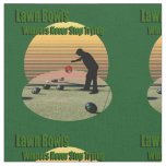 Lawn Bowls Winners, Fabric