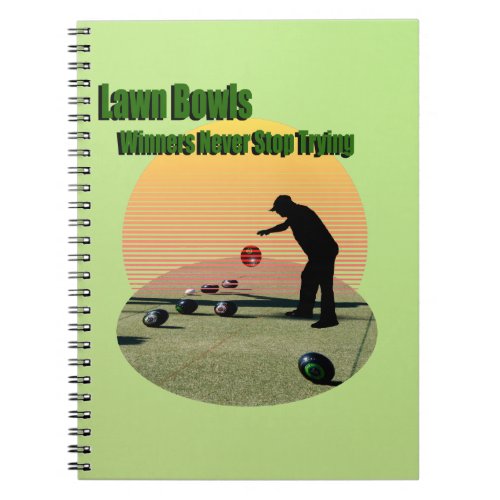 Lawn Bowls Winners Notebook 