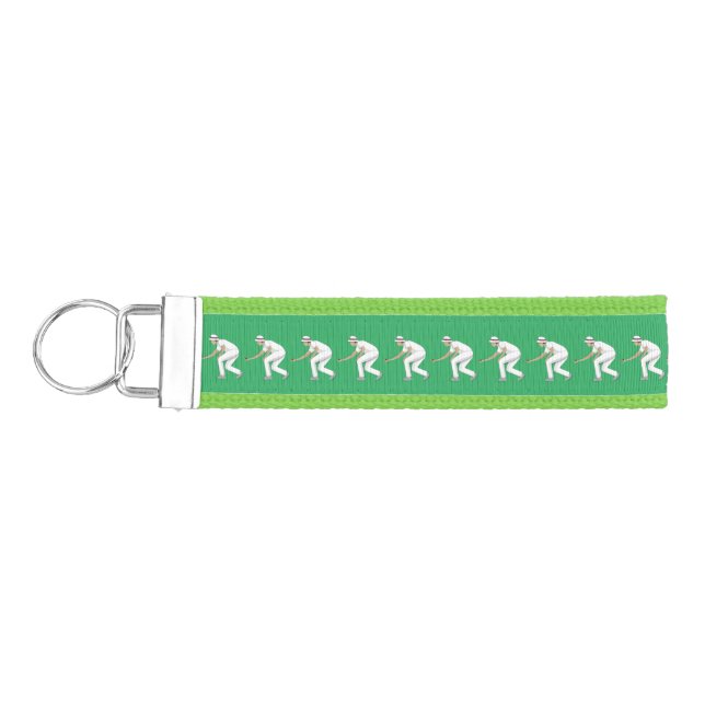 Lawn Bowls Wrist Keychain (Keys on Left)