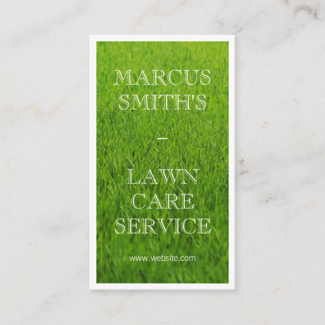 Lawn Business Card (Front)