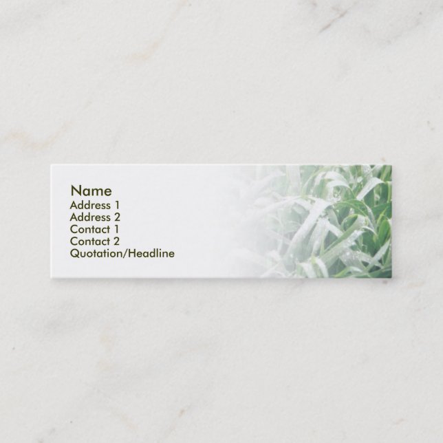 Lawn Business Card (Front)