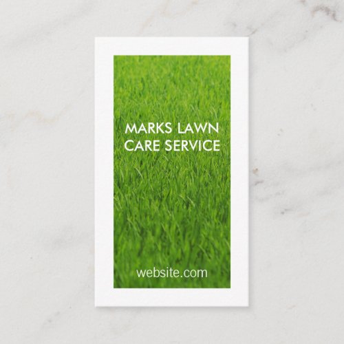 Lawn Business Card