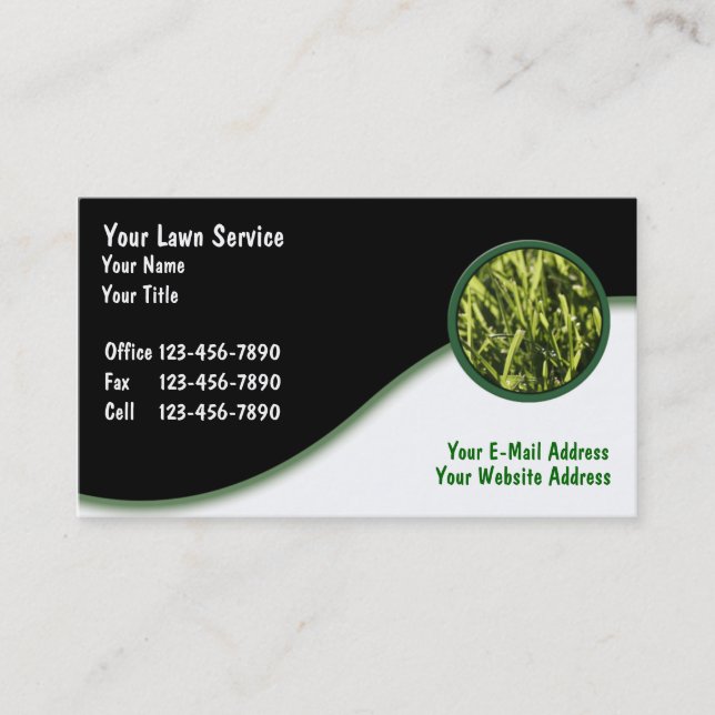 Lawn Business Cards (Front)