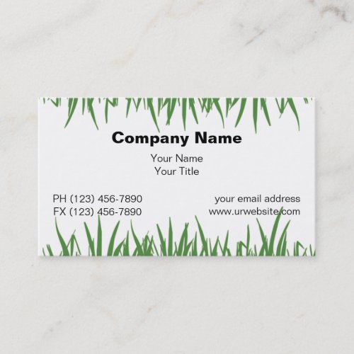 Lawn Business Cards