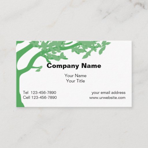 Customizable Lawn Business Cards