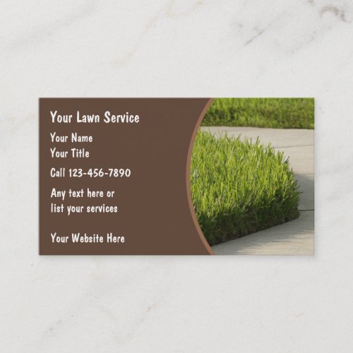 Lawn Business Cards