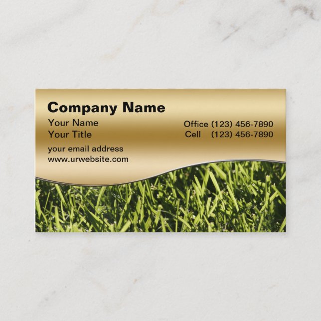 Lawn Business Cards (Front)