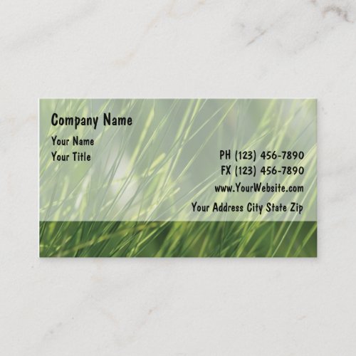 Lawn Business Cards