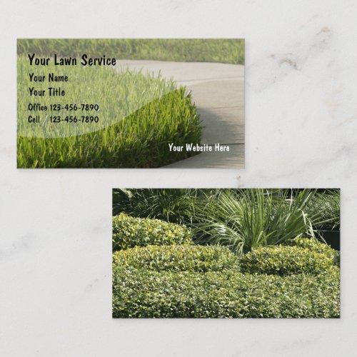 Lawn Business Cards