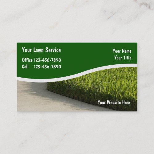 Lawn Business Cards