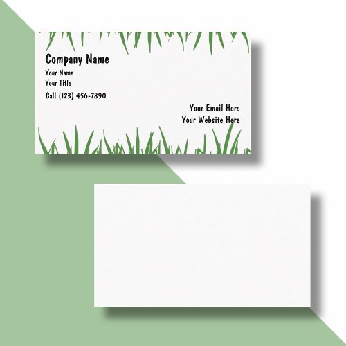 Lawn Business Cards