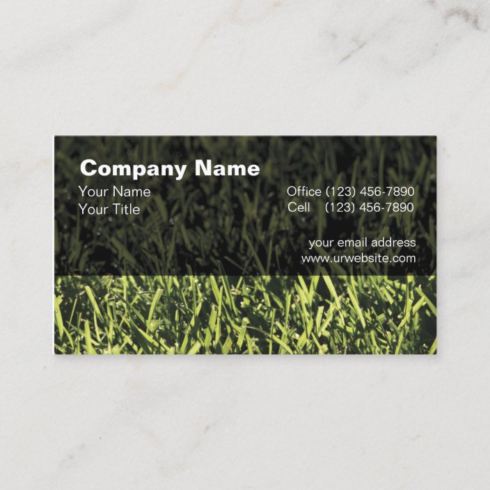 Lawn Business Cards | Zazzle.com