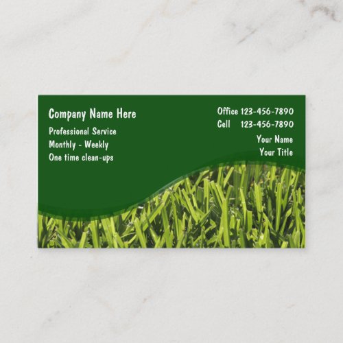 Lawn Business Cards