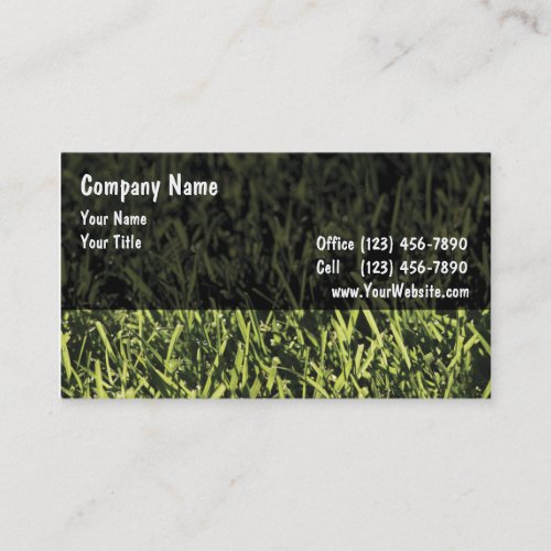 Lawn Business Cards