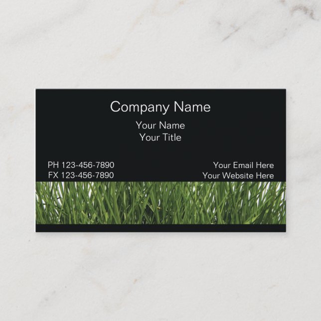 Lawn Business Cards (Front)