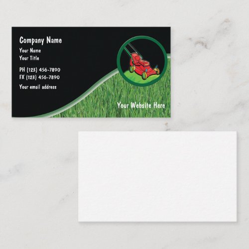 Lawn Business Cards