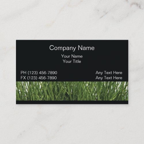 Lawn Business Cards Fixed