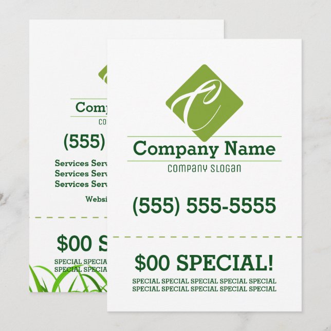 Lawn Care 5x7 Flyer Invitation (Front/Back)