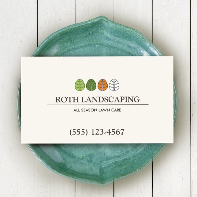 Lawn Care All Season Landscaping Business Card (Creator Uploaded)
