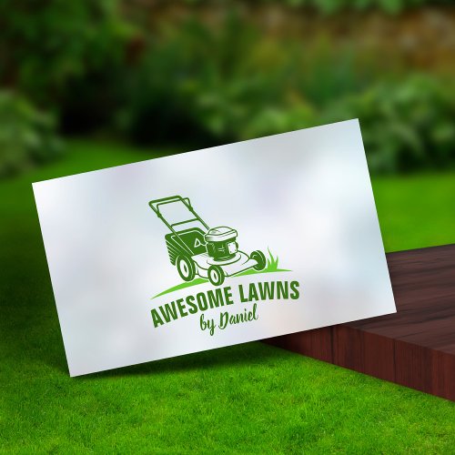 Lawn care and Gardening  Business Card