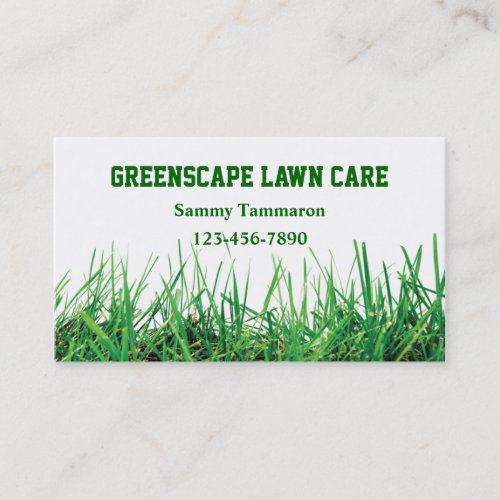Lawn Care and Landscaping Business Card Templates