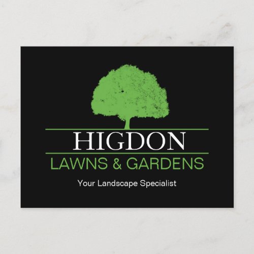 Lawn Care and Landscaping Flyer Postcard