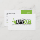 Lawn care and Yard Maintenance Business Card (Front/Back)