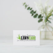 Lawn care and Yard Maintenance Business Card (Standing Front)