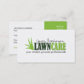 Lawn care and Yard Maintenance Business Card (Front/Back)