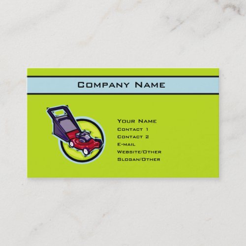 Lawn Care Business Card Template