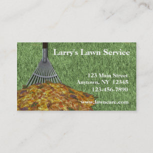 Lawn Care Business Card