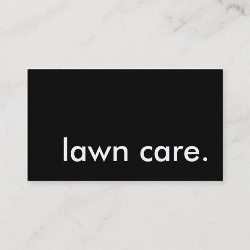 Customizable lawn care. business card templates