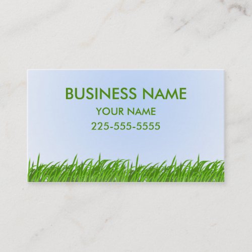 Lawn Care Business Card Templates