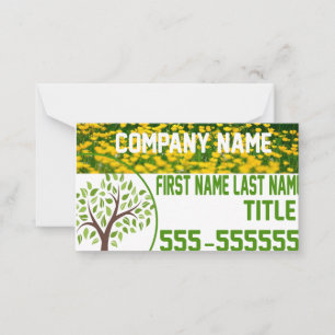 Lawn Care Business Card