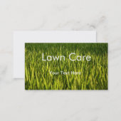 Lawn Care Business Card Template (Front/Back)