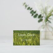 Lawn Care Business Card Template (Standing Front)