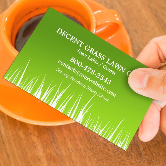 Lawn Care Business Card Template (Creator Uploaded)