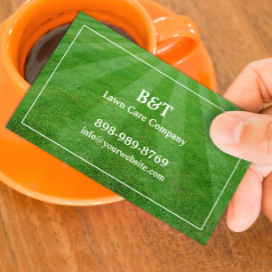 Lawn Care Business Card Template