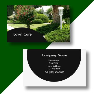 Lawn Care Business Cards profilecard
