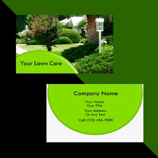 Lawn Care Business Cards profilecard