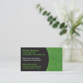 Lawn Care Business Cards (Standing Front)