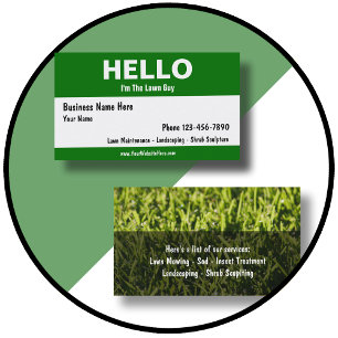 Lawn Care Business Cards