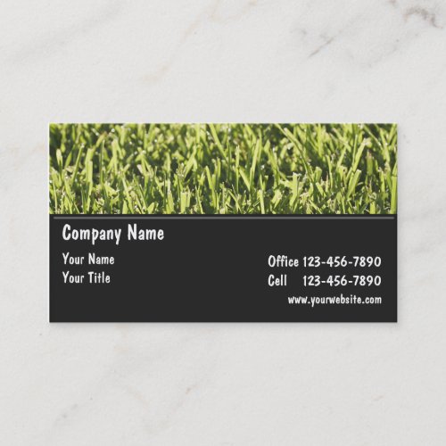 Lawn Care Business Cards