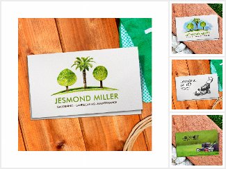Lawn Care business cards and flyers