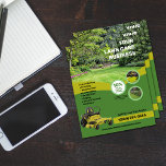 Lawn Care Business Flyer<br><div class="desc">Designed for the Lawn Service and Care business and business owners. This fully customizable flyer is a great way to market and advertise your lawn service business.  By 1Bizchoice (rights reserved).</div>